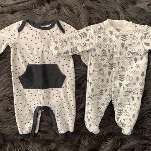 Button Baby Sleepers
